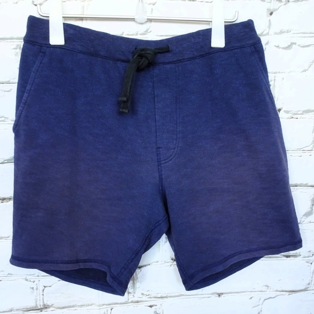 Illustrated Example Blue Sweat Shorts